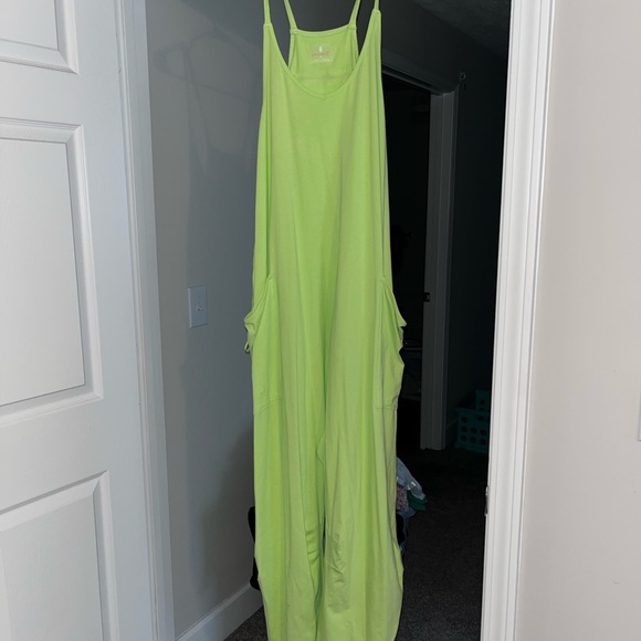 Free People Pants - Free People Hot Shot Onesie in key lime